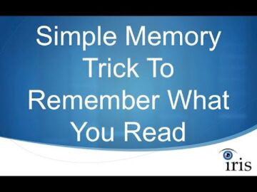 Simple Memory Tricks to Remember What You Read