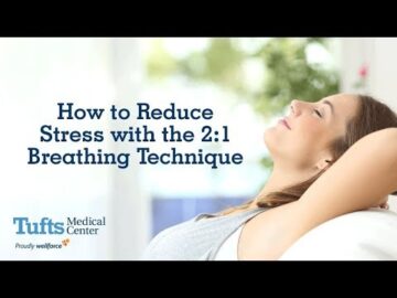 How to reduce stress with the 2:1 breathing technique